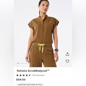 Figs Rafaela bodysuit small color earth. Wore once. Excellent condition